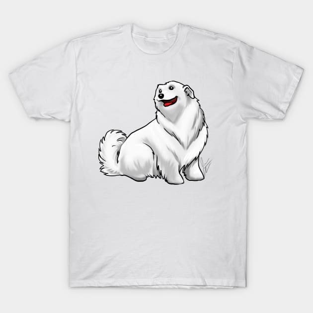 Dog - Great Pyrenees - White T-Shirt by Jen's Dogs Custom Gifts and Designs